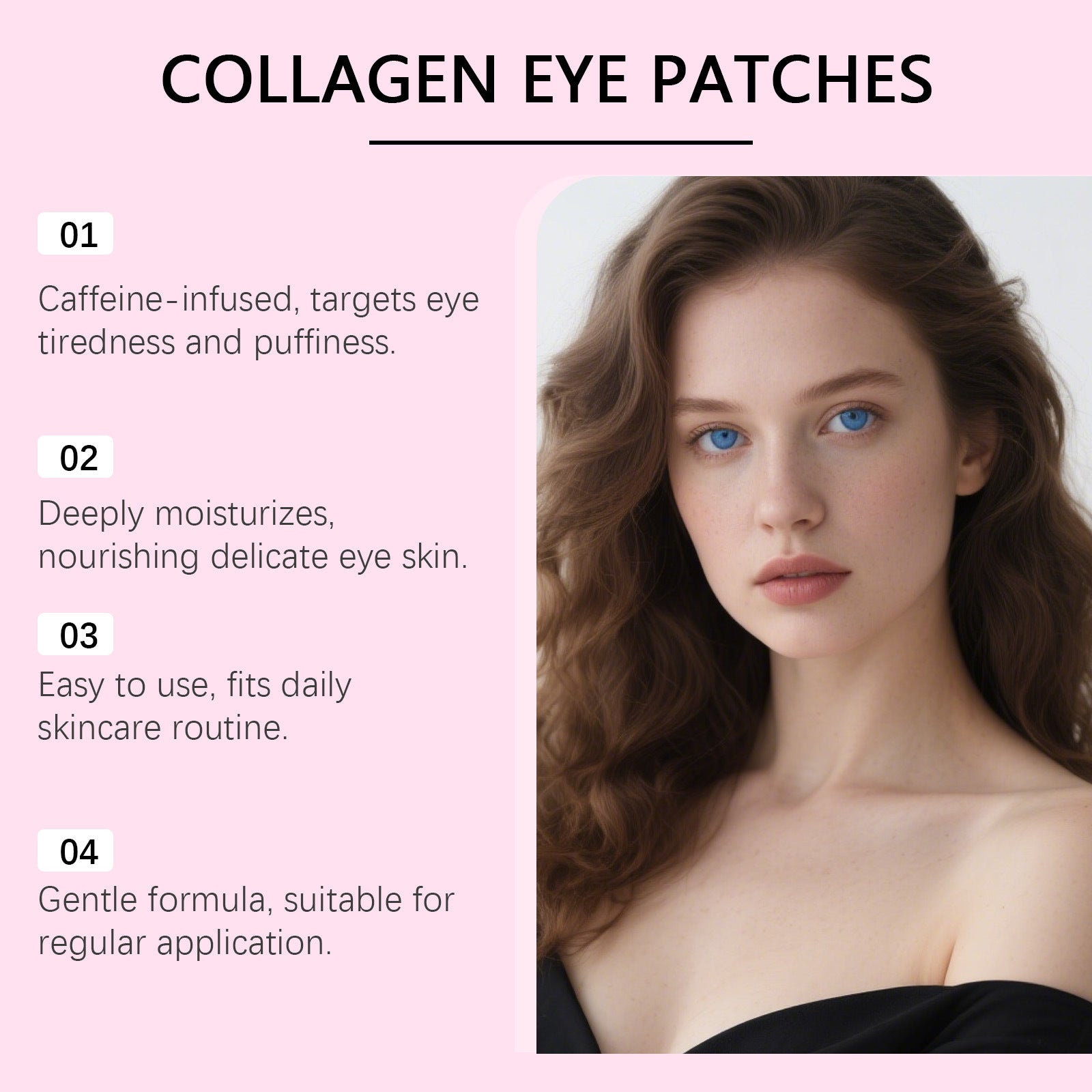 Collagen Eye Maskgentle Nourishing And Hydratingsoftens And Deeply Moisturizes The Delicate Skin Around The Eyes