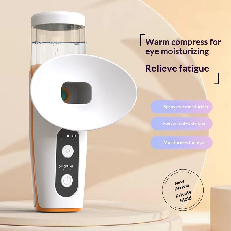 Moisturizing Eye Care Device With Atomizing Charging Spray